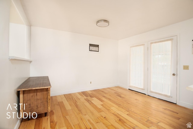 interior space featuring light hardwood / wood-style floors