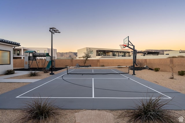 4862 N Sand Cove Cir, St George, UT 84770 - view of sport court with tennis court