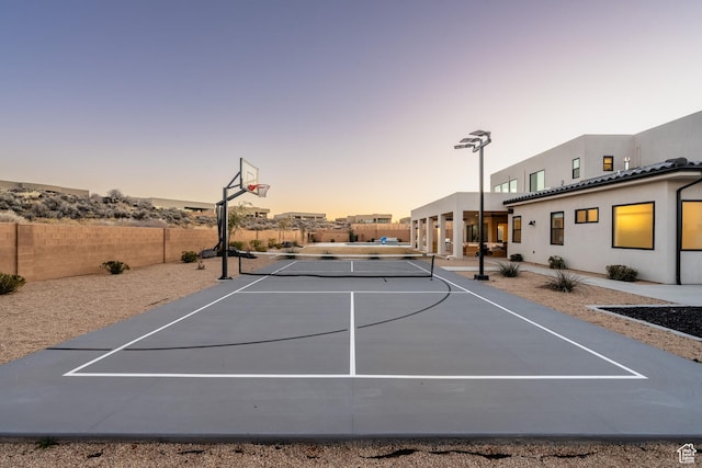 4862 N Sand Cove Cir, St George, UT 84770 - view of sport court with tennis court