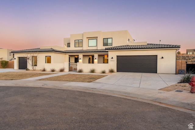 4862 N Sand Cove Cir, St George, UT 84770 - view of front facade featuring a garage
