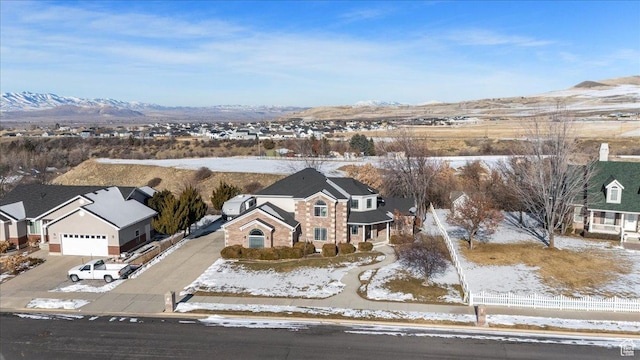 939 E Summit Dr N, Smithfield, UT 84335 - snowy aerial view featuring a mountain view