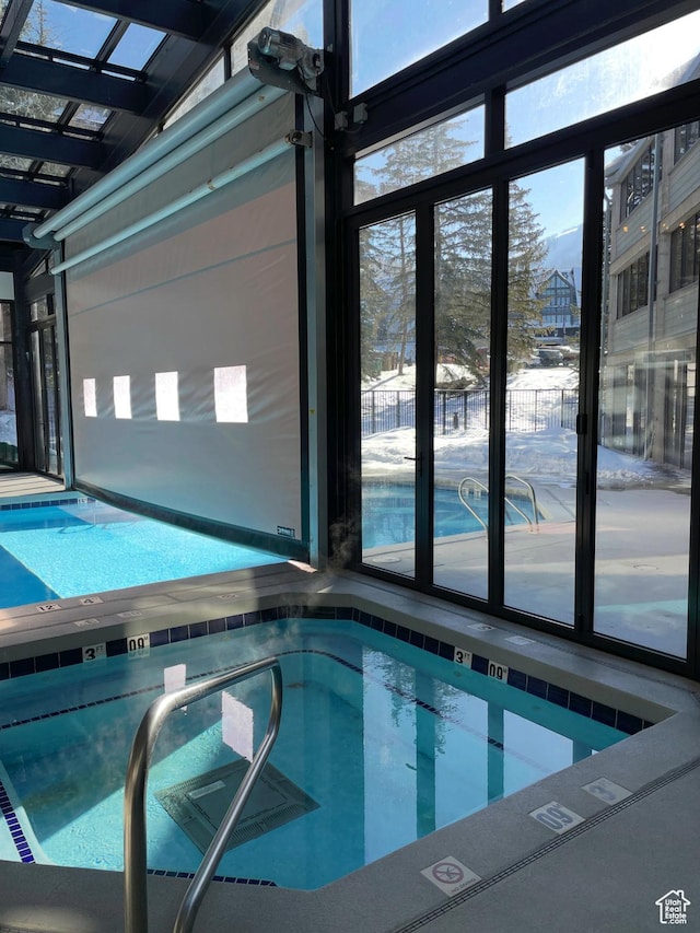 view of pool