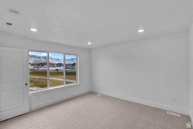 550 N 735 W, Smithfield, UT 84335 - carpeted spare room featuring a mountain view