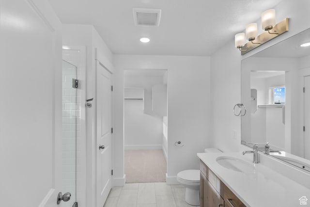550 N 735 W, Smithfield, UT 84335 - bathroom with walk in shower, vanity, and toilet