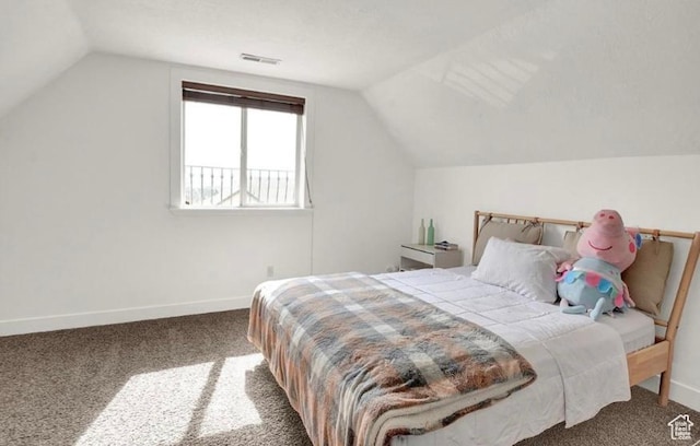 14548 S Rose Ave, Herriman, UT 84096 - bedroom featuring lofted ceiling and carpet floors