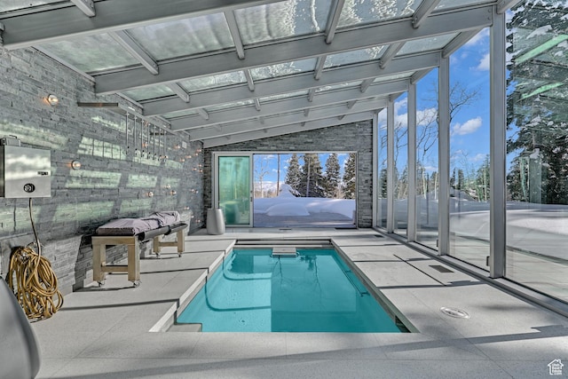 view of pool