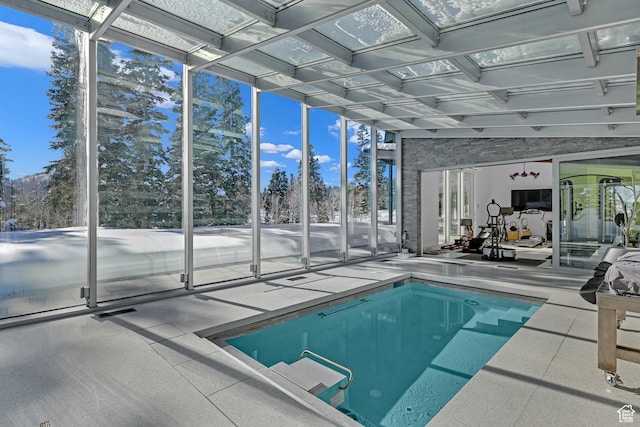 view of pool