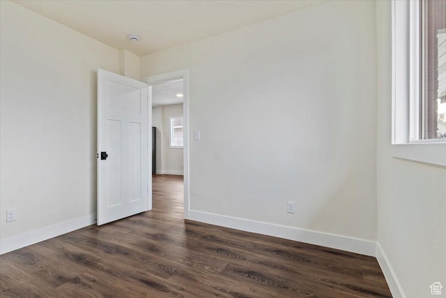 632 N Pugsley St, Salt Lake City, UT 84103 - spare room with dark wood-type flooring