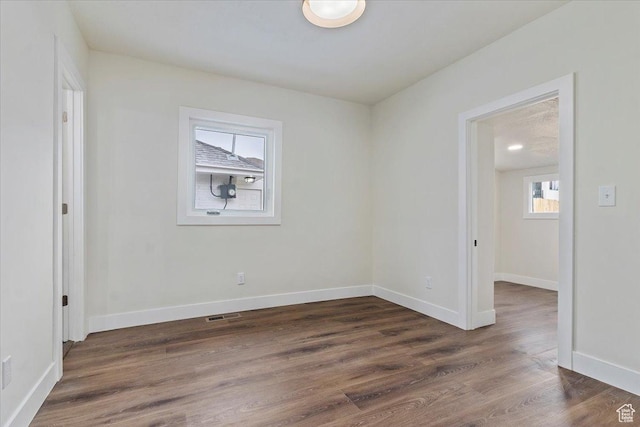 632 N Pugsley St, Salt Lake City, UT 84103 - unfurnished room with dark hardwood / wood-style floors