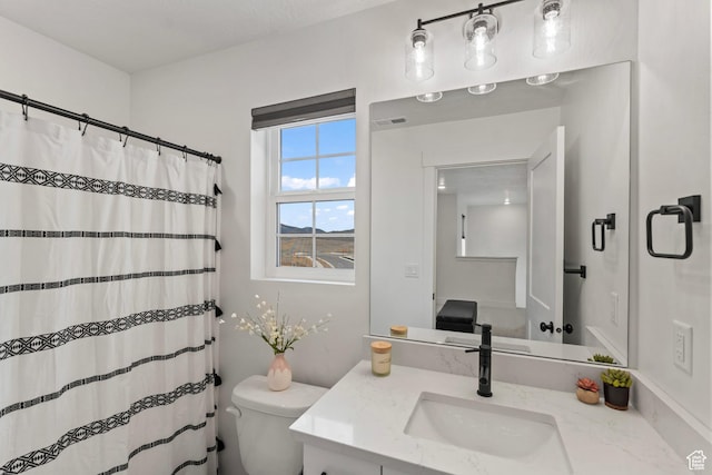 6850 Mountain Maple Dr Unit 14, Park City, UT 84098 - bathroom featuring a shower with curtain, vanity, and toilet