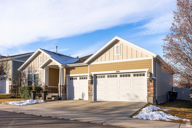7104 S Cadens Cv, Cottonwood Heights, UT 84121 - view of front of house with a garage