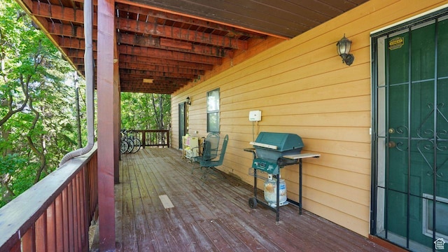 335 Jungfrau Hill Rd, Midway, UT 84049 - wooden deck featuring area for grilling
