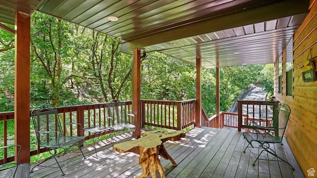 335 Jungfrau Hill Rd, Midway, UT 84049 - view of wooden deck
