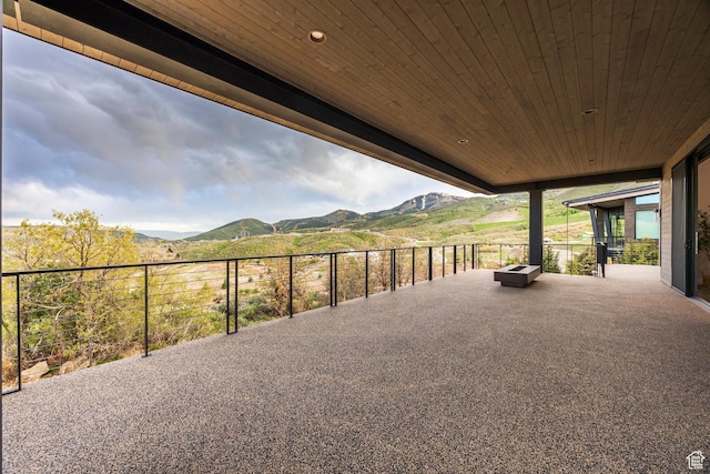 1817 W Skyridge Dr, Heber City, UT 84032 - view of patio with a mountain view