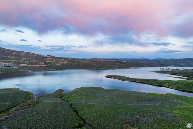 1817 W Skyridge Dr, Heber City, UT 84032 - water view featuring a mountainous background