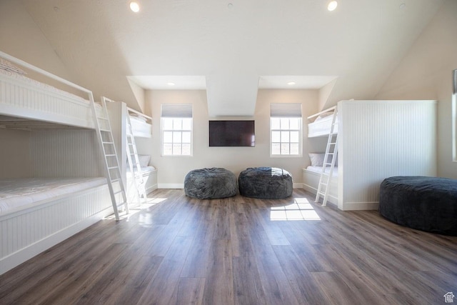 unfurnished bedroom featuring hardwood / wood-style flooring