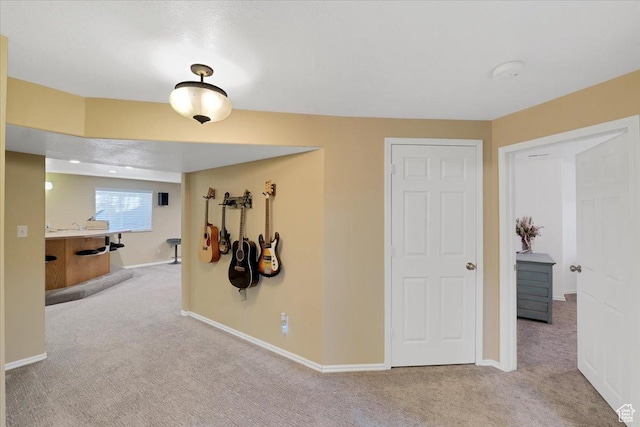 818 Summit Dr, Smithfield, UT 84335 - hallway with carpet floors and baseboards