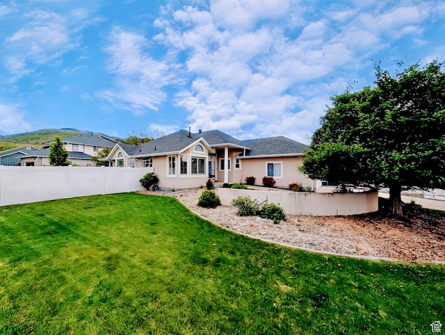 818 Summit Dr, Smithfield, UT 84335 - rear view of house featuring stucco siding