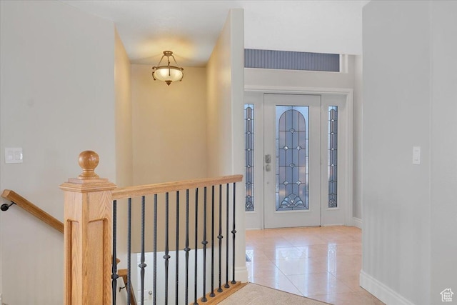 818 Summit Dr, Smithfield, UT 84335 - tiled entrance foyer with baseboards