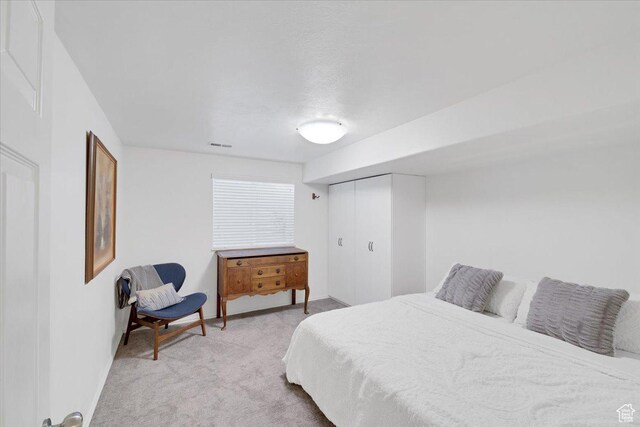 818 Summit Dr, Smithfield, UT 84335 - bedroom with light carpet and baseboards
