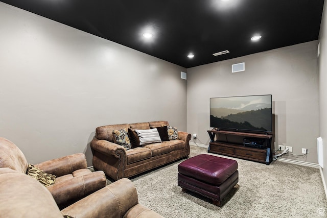 655 W 85 S, Glenwood, UT 84730 - living area with carpet and recessed lighting