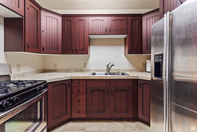 655 W 85 S, Glenwood, UT 84730 - kitchen with stainless steel appliances, dark brown cabinets, and light countertops