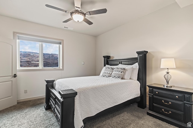 655 W 85 S, Glenwood, UT 84730 - bedroom featuring carpet flooring and a ceiling fan
