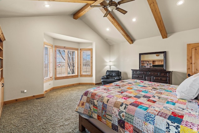 655 W 85 S, Glenwood, UT 84730 - carpeted bedroom with recessed lighting and ceiling fan