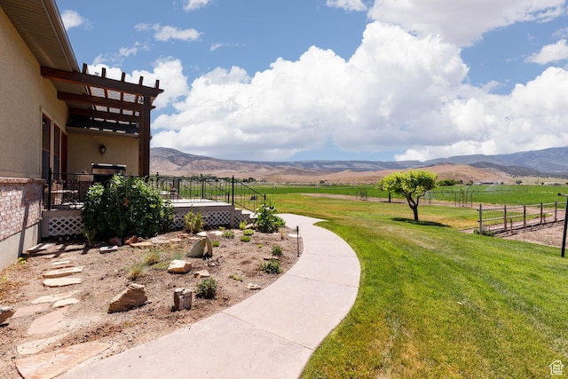 655 W 85 S, Glenwood, UT 84730 - view of yard with a mountain view and a view of rural / pastoral area