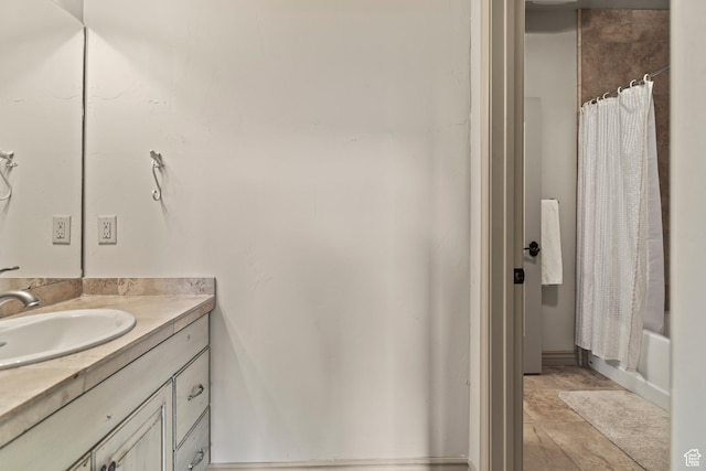 655 W 85 S, Glenwood, UT 84730 - bathroom featuring vanity and shower / bath combo