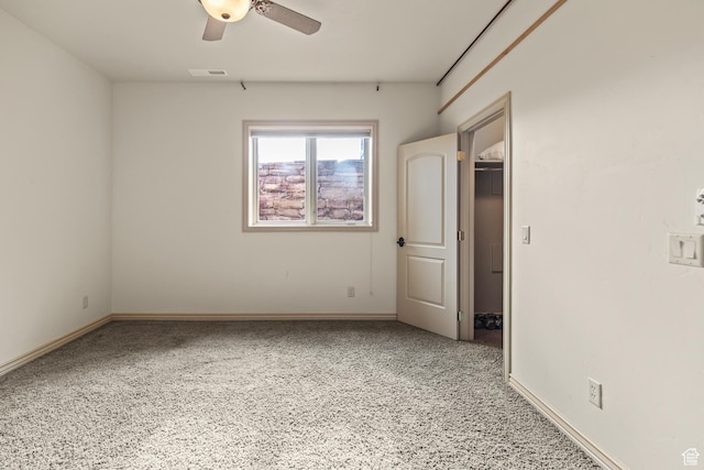 655 W 85 S, Glenwood, UT 84730 - unfurnished room with a ceiling fan and baseboards