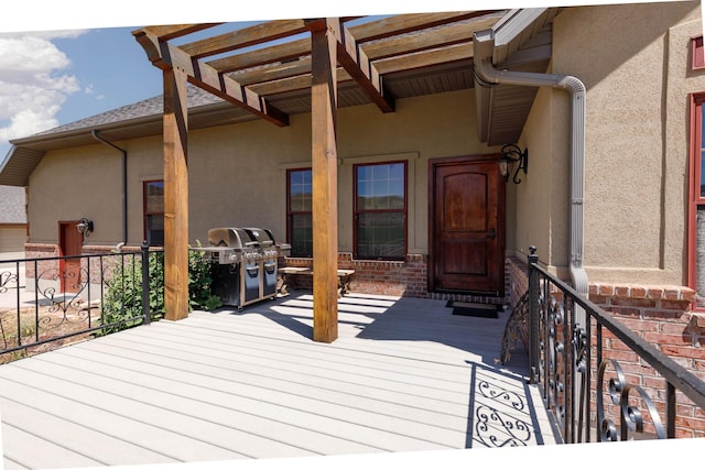 655 W 85 S, Glenwood, UT 84730 - wooden deck with grilling area