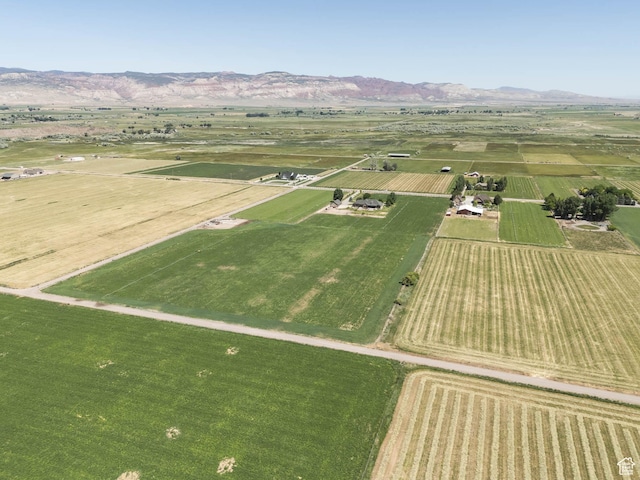 655 W 85 S, Glenwood, UT 84730 - aerial view of property's location with rural landscape and a mountain backdrop