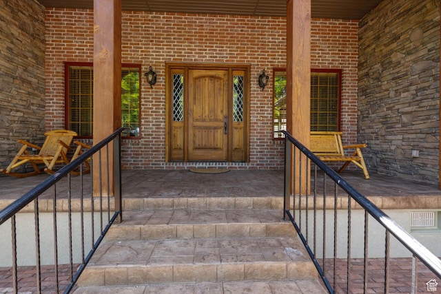 655 W 85 S, Glenwood, UT 84730 - view of exterior entry with brick siding
