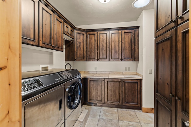 655 W 85 S, Glenwood, UT 84730 - washroom featuring cabinet space and washing machine and dryer
