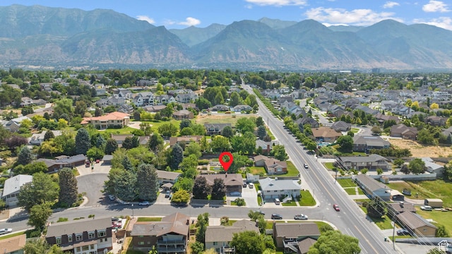 1975 Laguna Vista Dr, Orem, UT 84058 - aerial perspective of suburban area featuring mountains