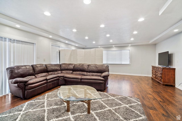 1975 Laguna Vista Dr, Orem, UT 84058 - living room with dark hardwood / wood-style flooring