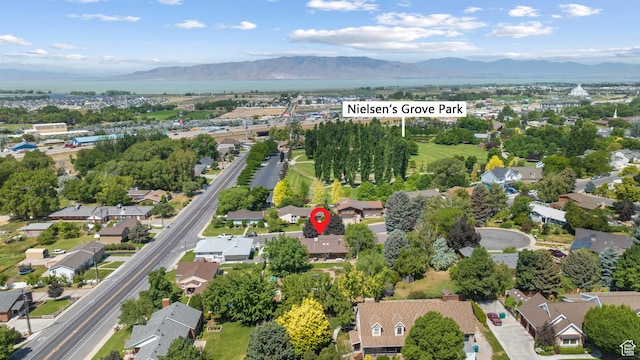 1975 Laguna Vista Dr, Orem, UT 84058 - aerial view of property's location with mountains and nearby suburban area