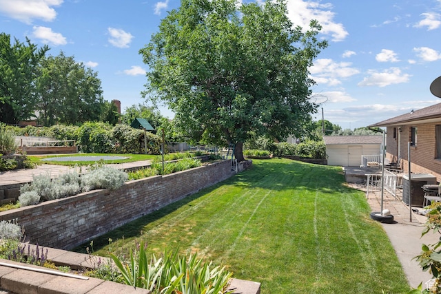 1975 Laguna Vista Dr, Orem, UT 84058 - view of green lawn featuring a patio