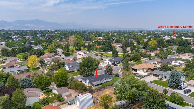 9737 S Stonehaven St, South Jordan, UT 84009 - drone / aerial view featuring a mountain view