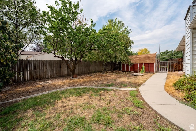 9737 S Stonehaven St, South Jordan, UT 84009 - view of yard featuring a storage unit