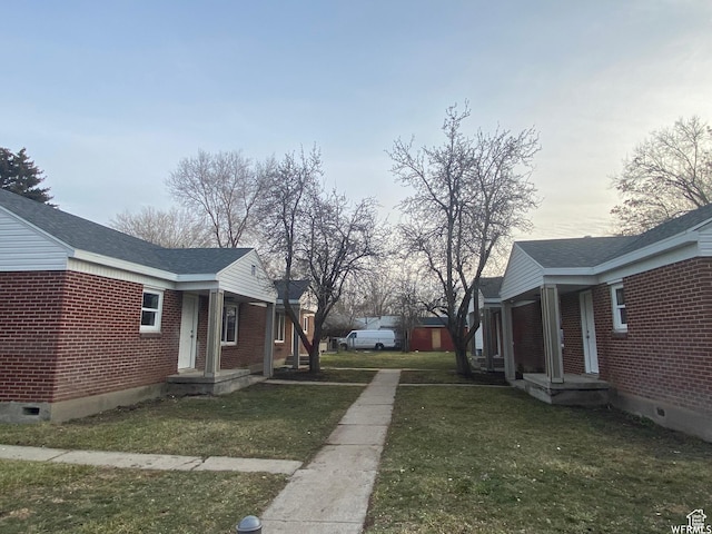 458 E Lambourne Ave, Salt Lake City, UT 84115 - exterior space with a yard