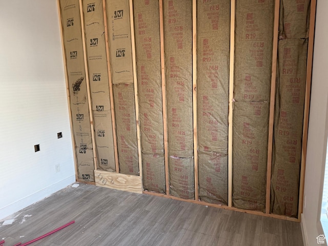 details with hardwood / wood-style floors