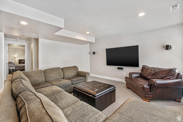 3937 W 1850 N, Lehi, UT 84043 - carpeted living room with a textured ceiling