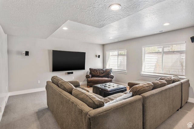 3937 W 1850 N, Lehi, UT 84043 - carpeted living room featuring a textured ceiling