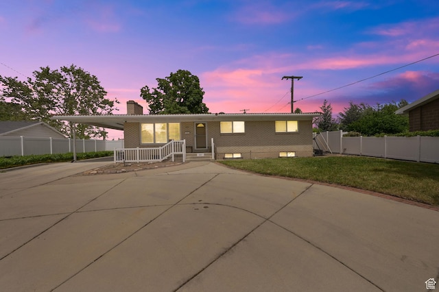 927 E 5650 S, Murray, UT 84121 - view of front of house with a lawn