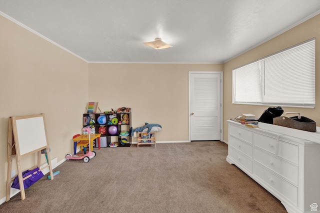 927 E 5650 S, Murray, UT 84121 - rec room with ornamental molding and carpet