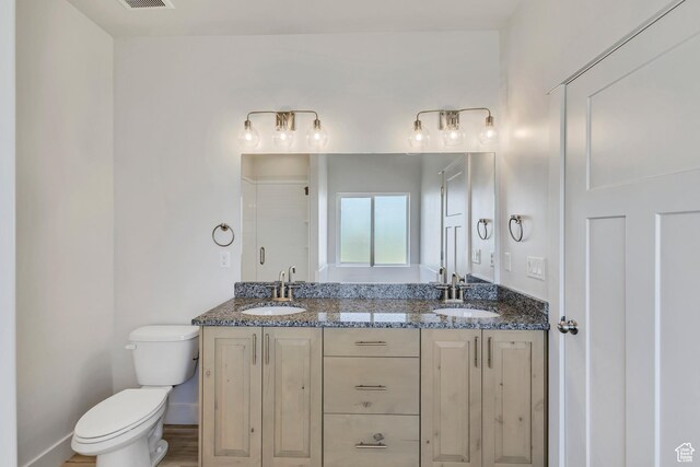 4024 W 2875 N, Plain City, UT 84404 - full bath with toilet, double vanity, and a shower with shower door