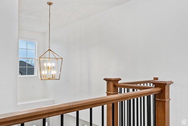 3559 S Garibaldi Way, Saratoga Springs, UT 84045 - details with an inviting chandelier