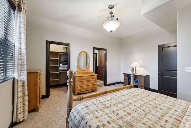 3180 E Stoney Creek Cir S, Heber City, UT 84032 - bedroom with light colored carpet, a spacious closet, baseboards, and a closet